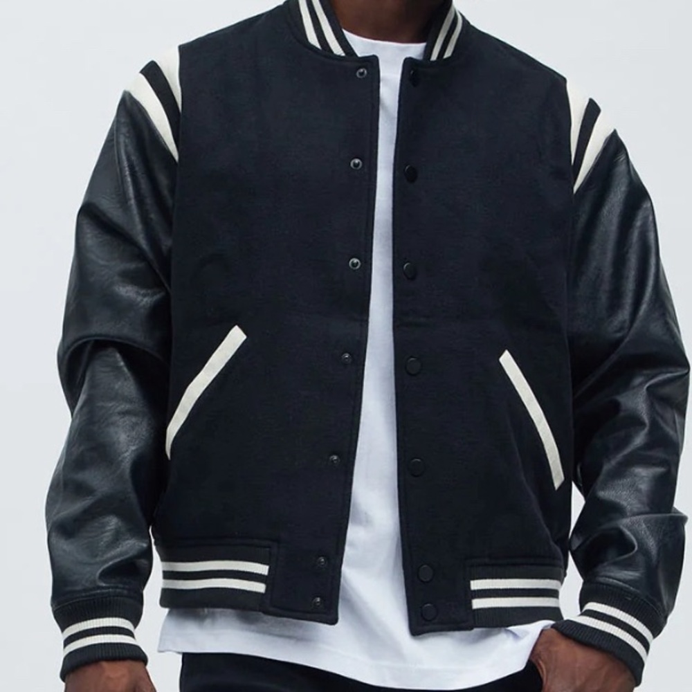 NWT Men’s Fashion Nova Varsity Jacket